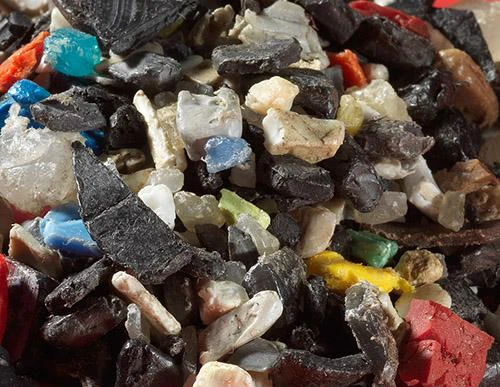 Material plástico molido